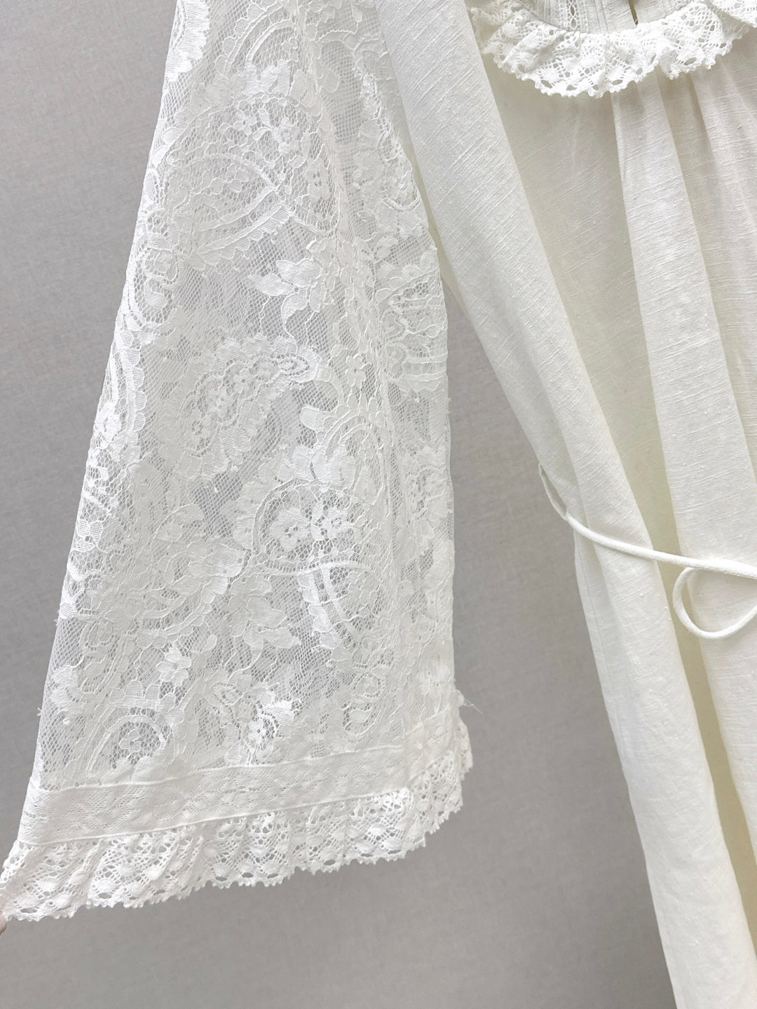 25ss lace linen dress