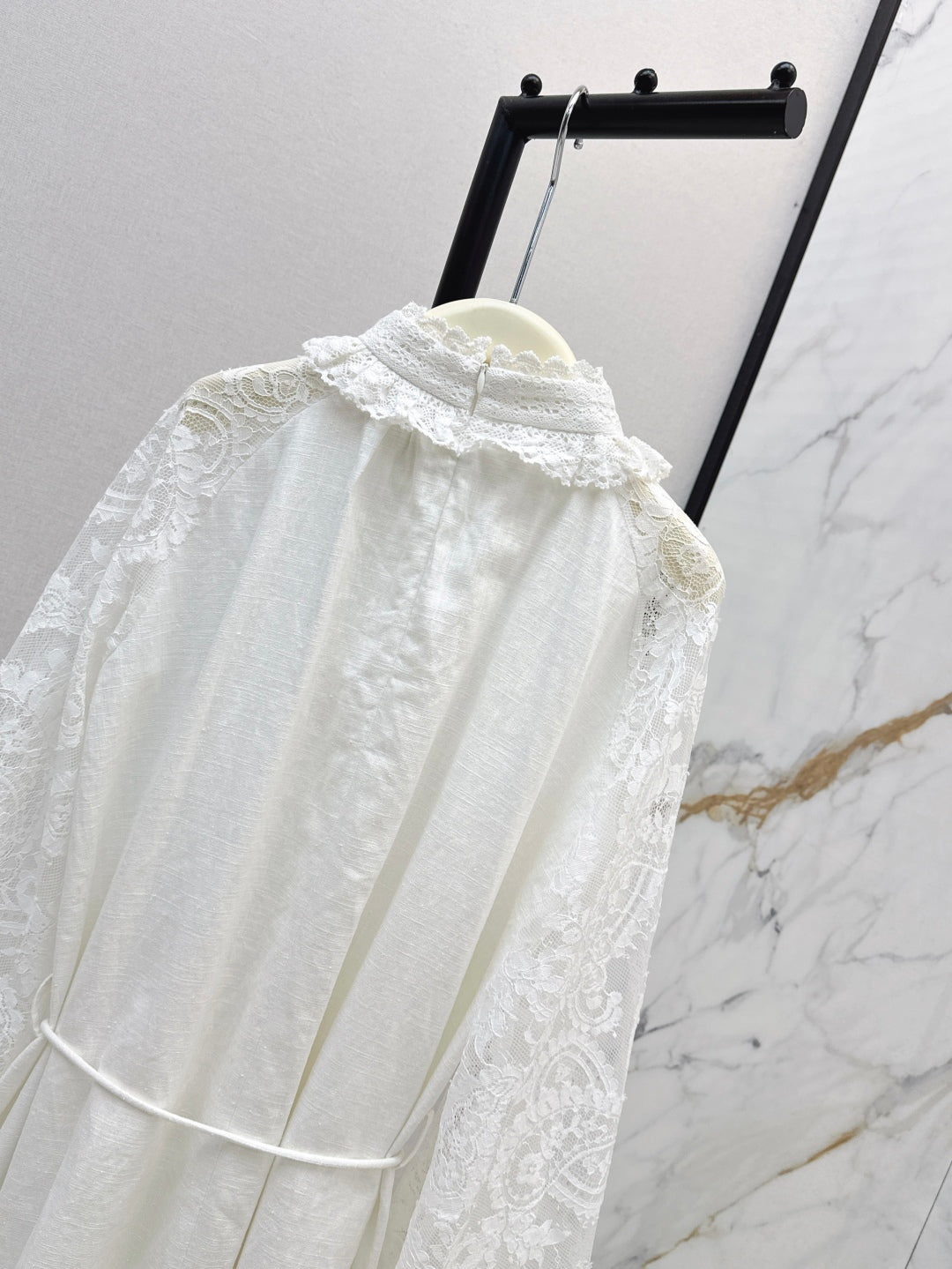 25ss lace linen dress
