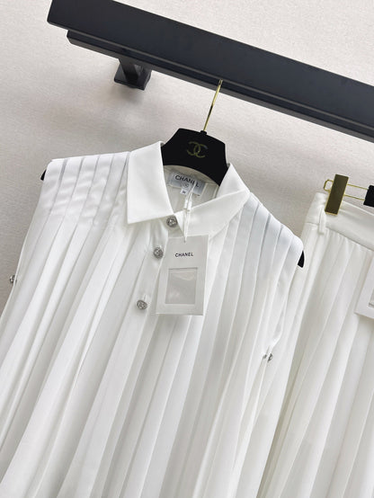 25ss pleated suit