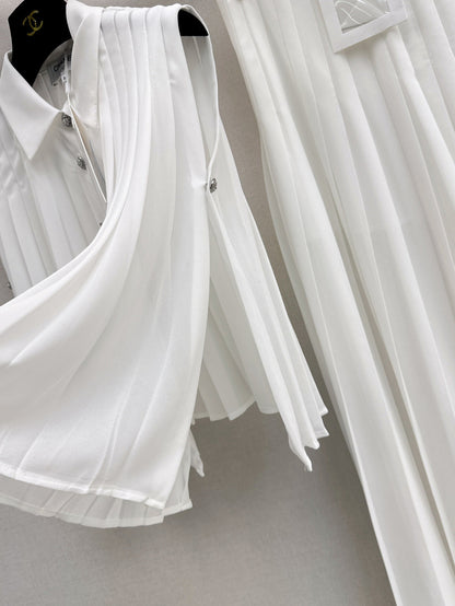 25ss pleated suit