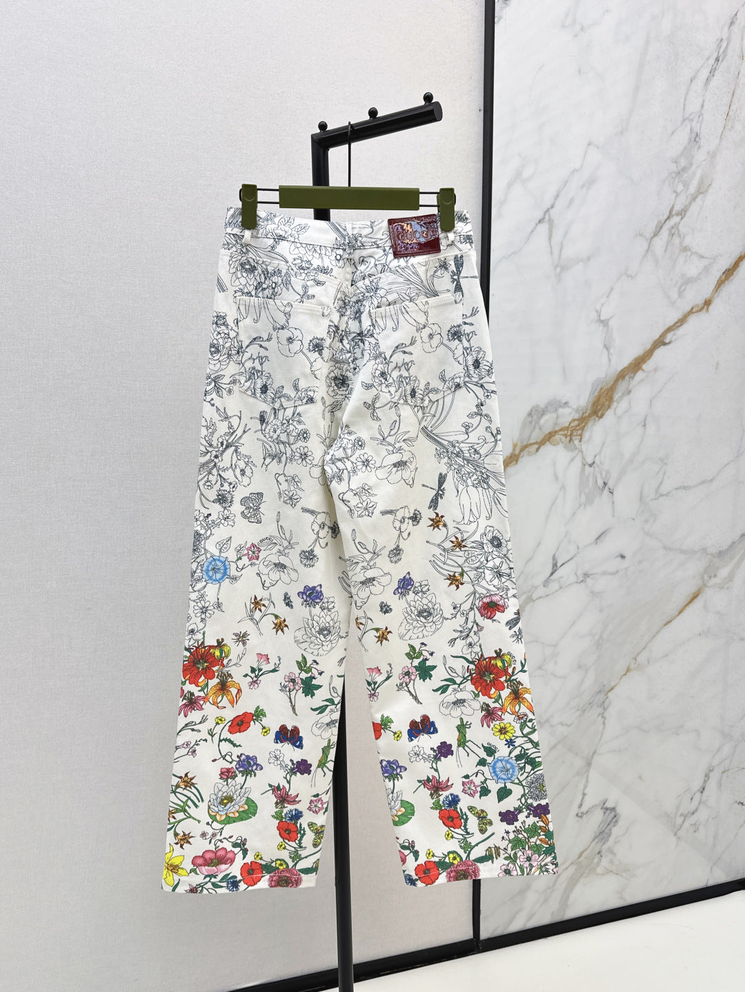 25fw printed jeans