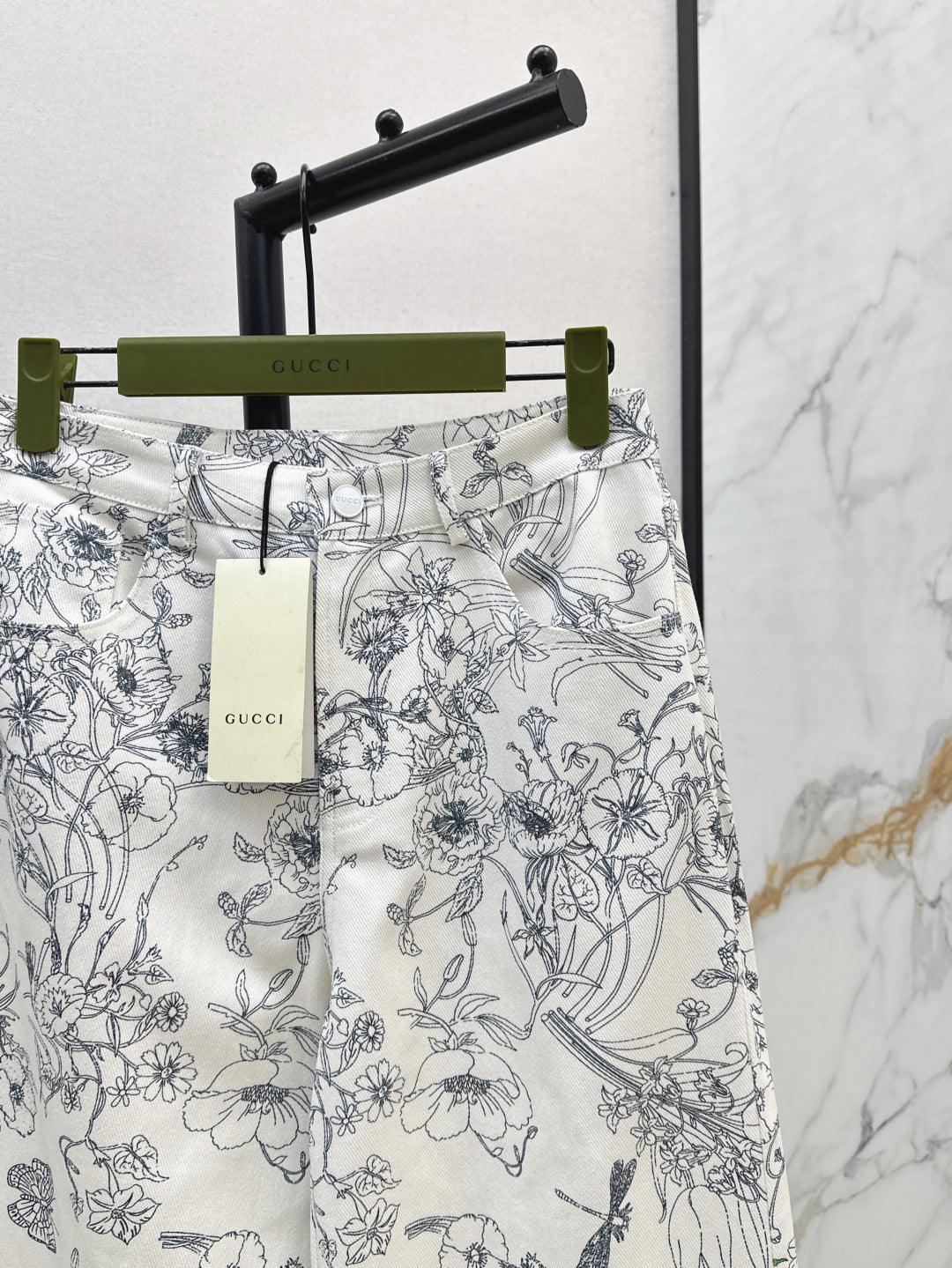 25fw printed jeans