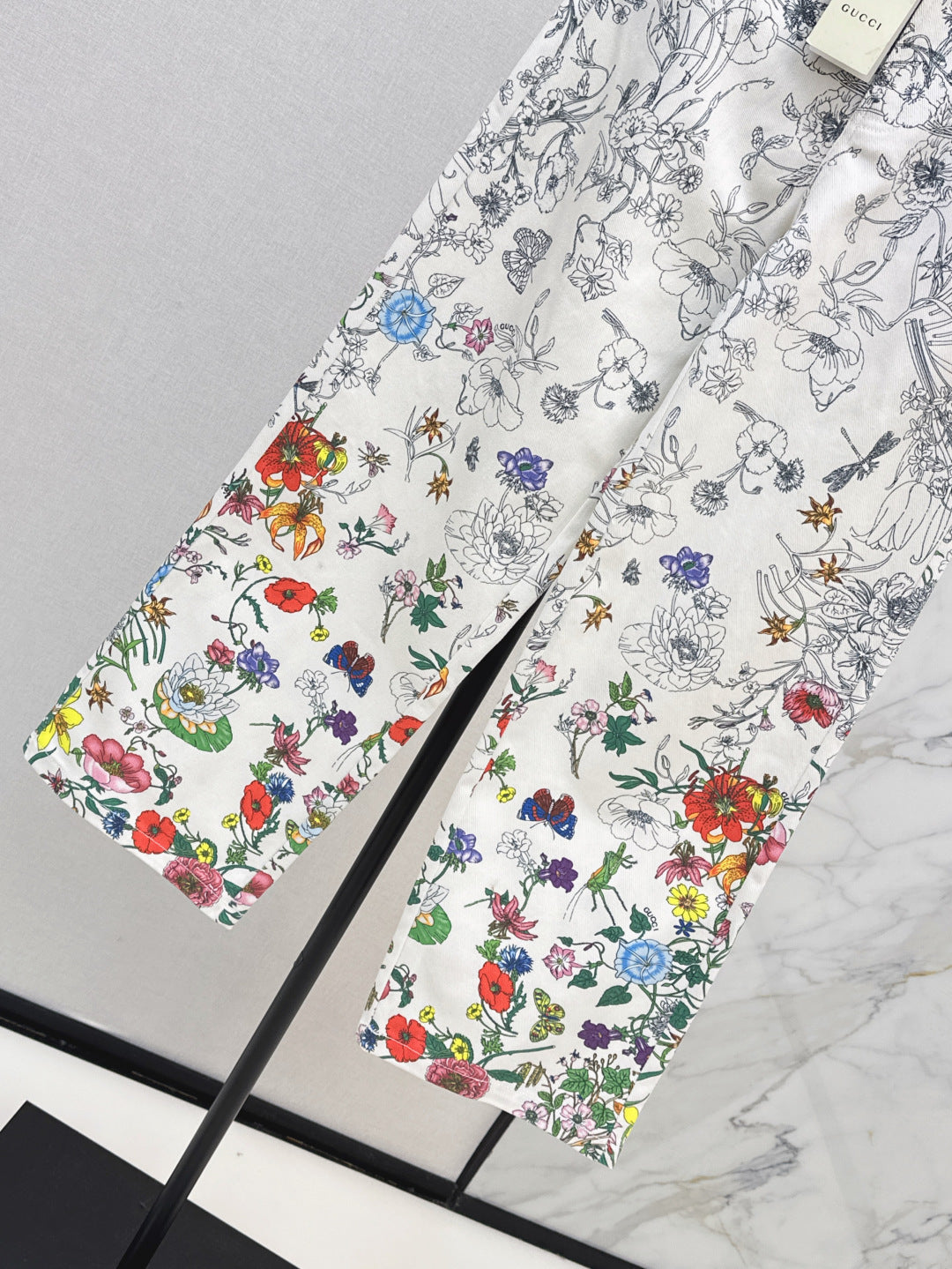 25fw printed jeans