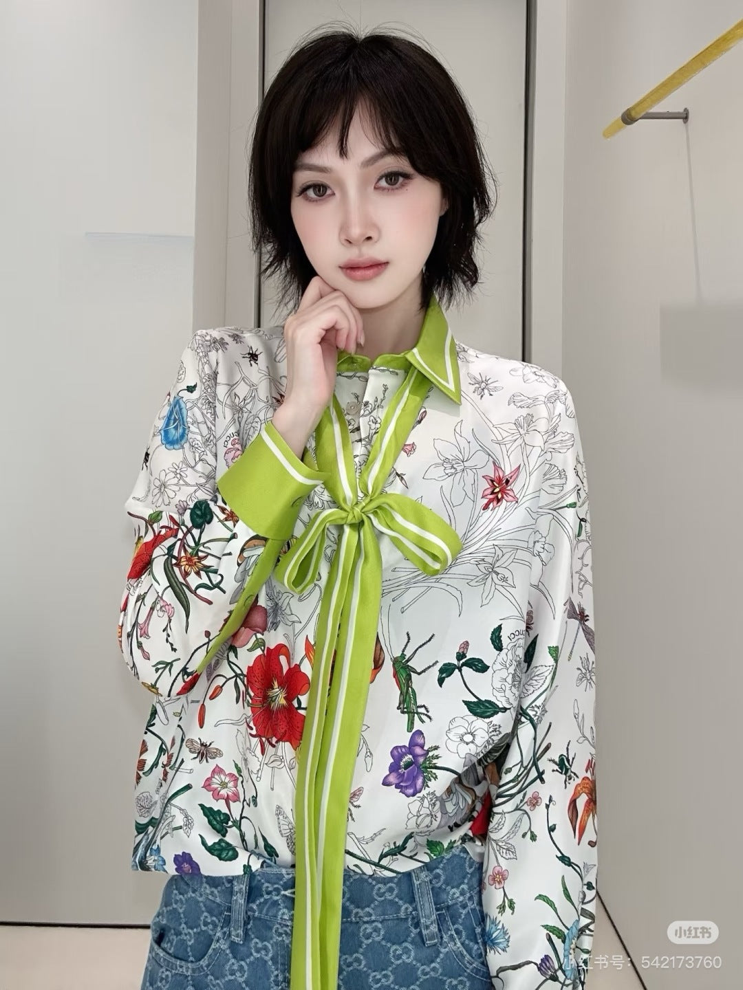 25fw printed shirt