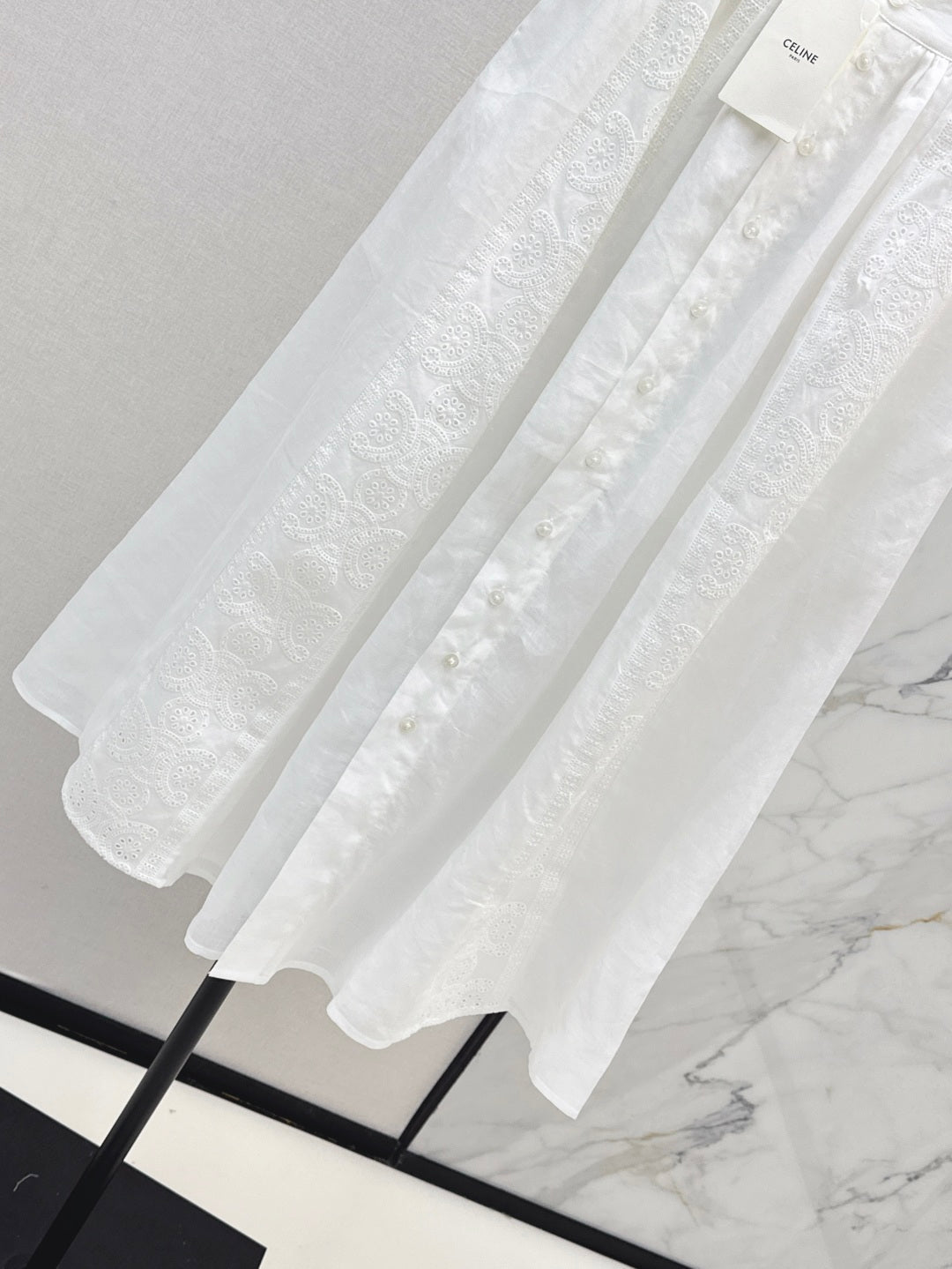 25fw embroidered skirt
