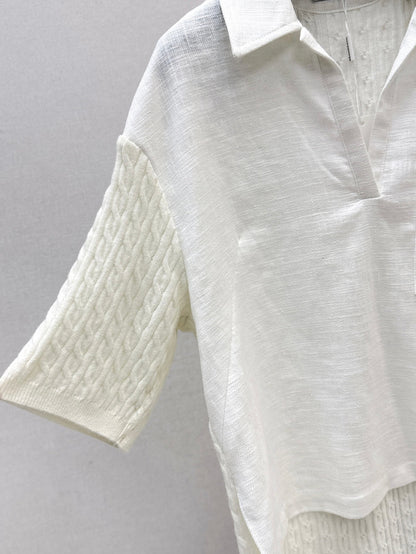 25fw knitted shirt