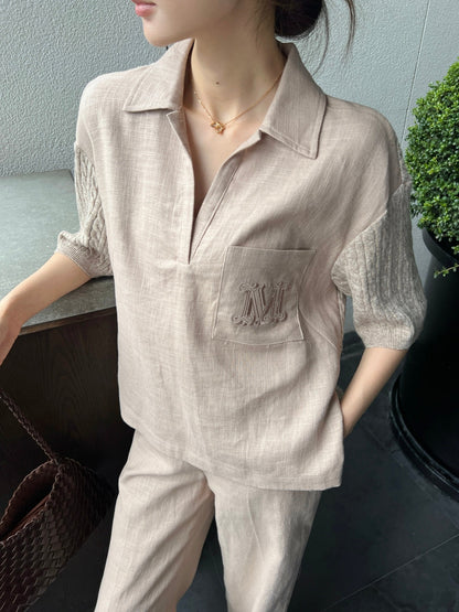 25fw knitted shirt