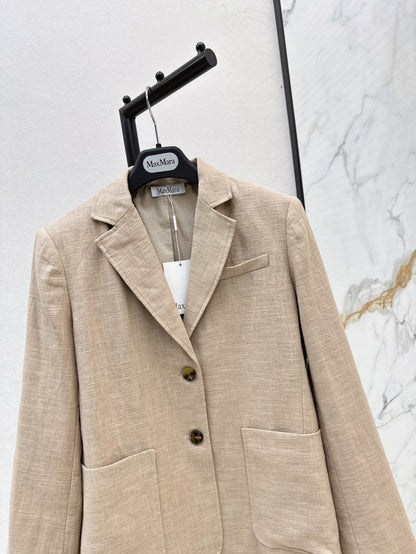 25fw linen blazer