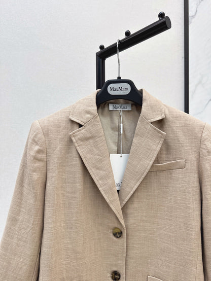 25fw linen blazer