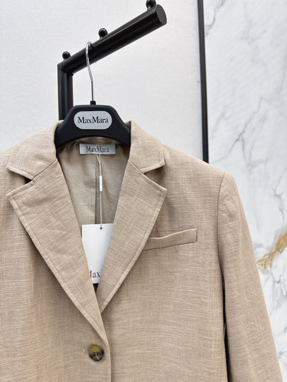 25fw linen blazer