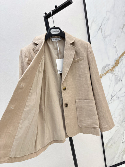 25fw linen blazer