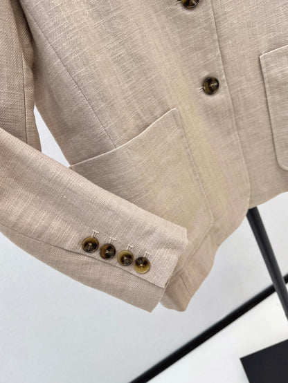 25fw linen blazer