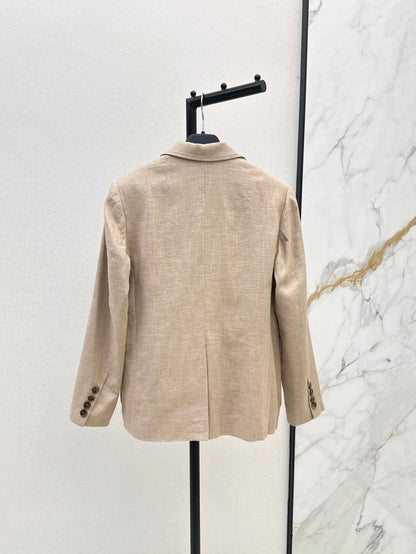 25fw linen blazer