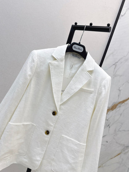 25fw linen blazer