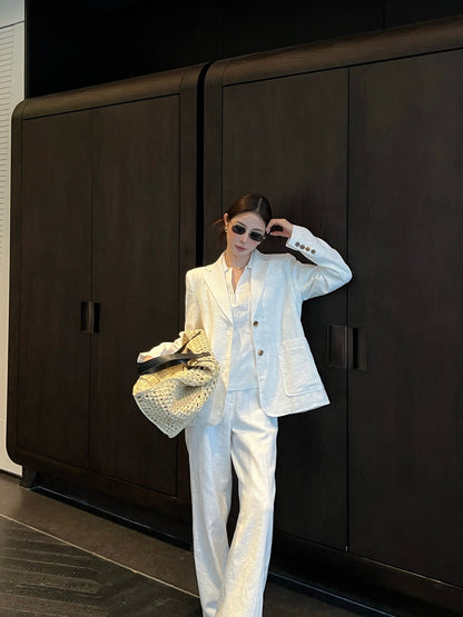 25fw linen blazer