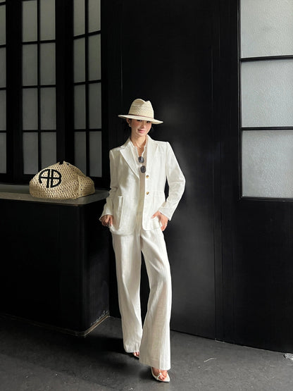 25fw linen blazer