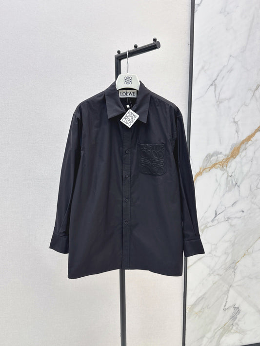 25fw embroidered shirt