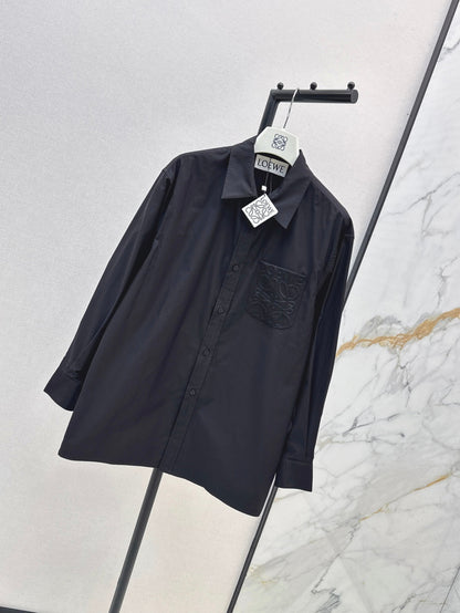 25fw embroidered shirt