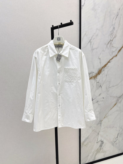 25fw embroidered shirt