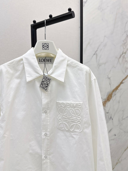 25fw embroidered shirt