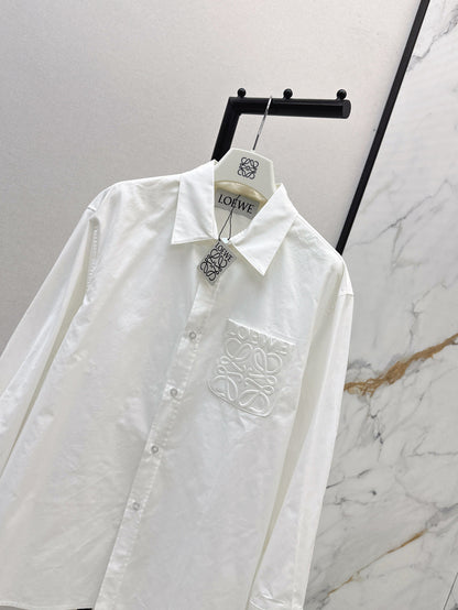 25fw embroidered shirt