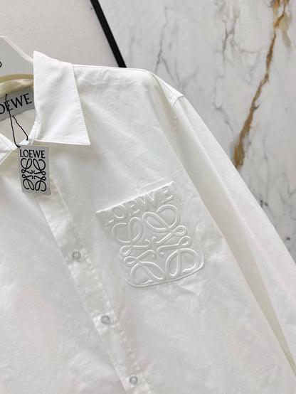 25fw embroidered shirt