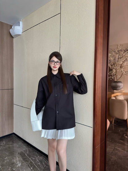 25fw embroidered shirt