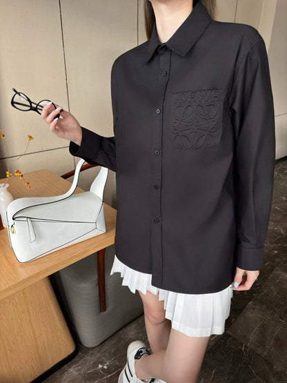 25fw embroidered shirt