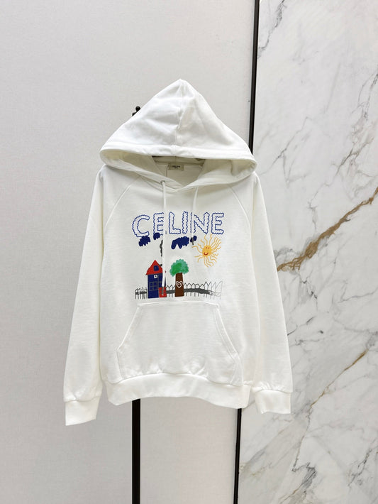 25fw printed hoodie