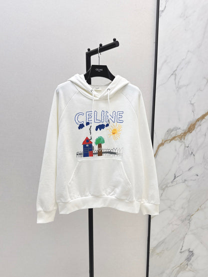 25fw printed hoodie