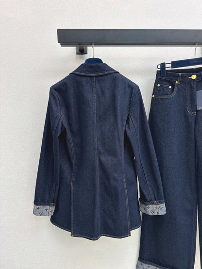 25fw denim blazer
