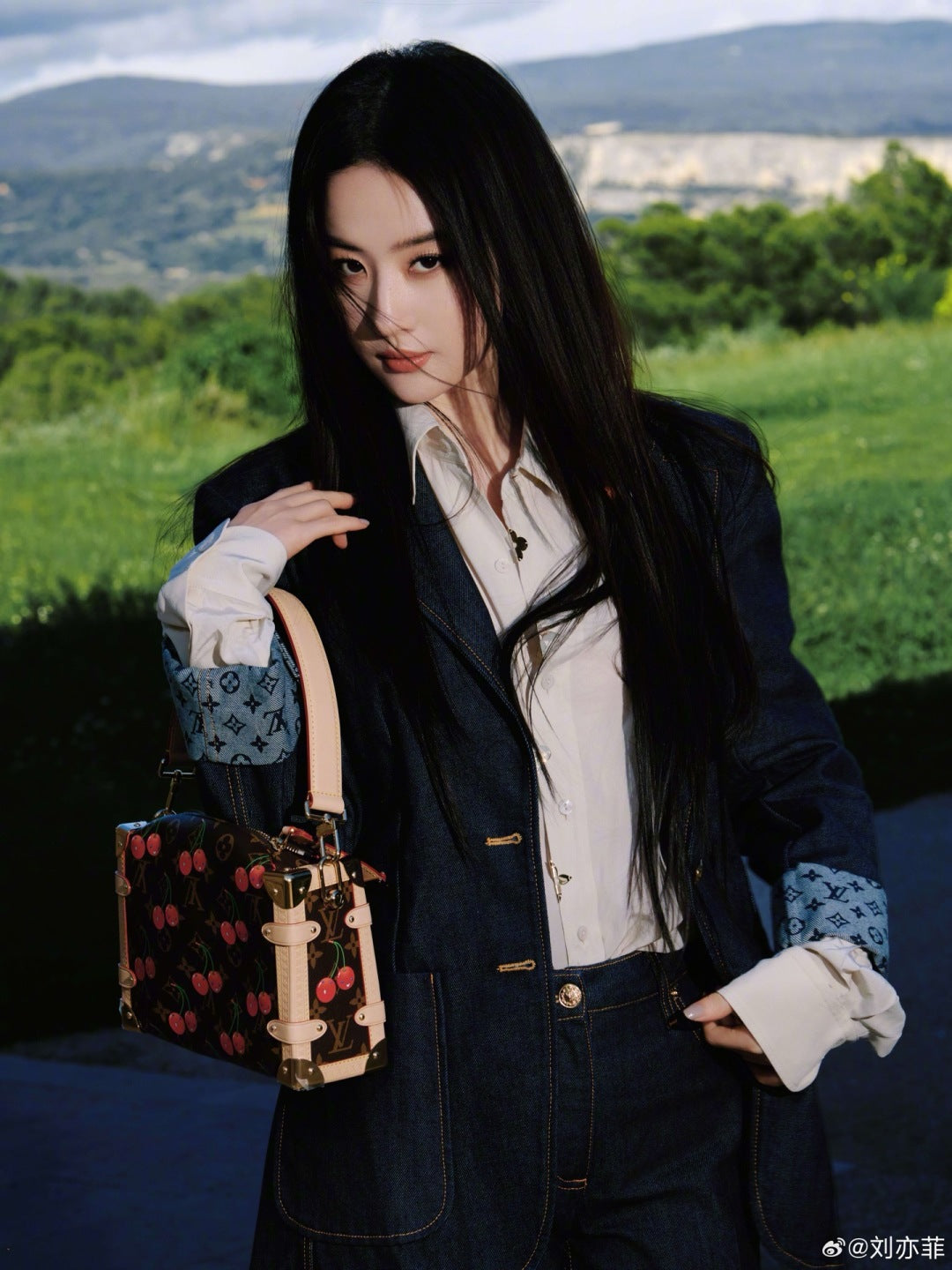 25fw denim blazer