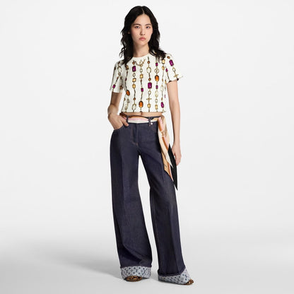 25fw jacquard jeans