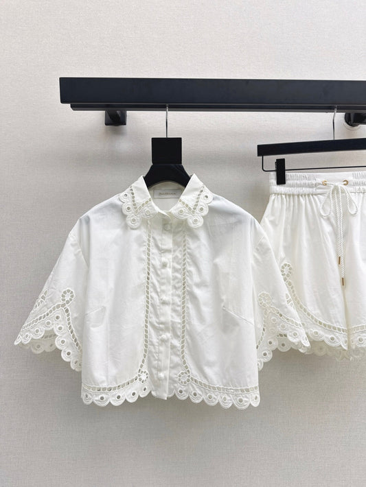 25ss embroidered shirt