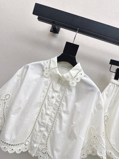 25ss embroidered shirt