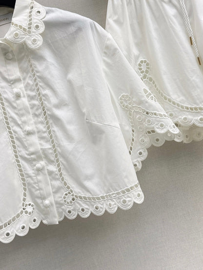 25ss embroidered shirt