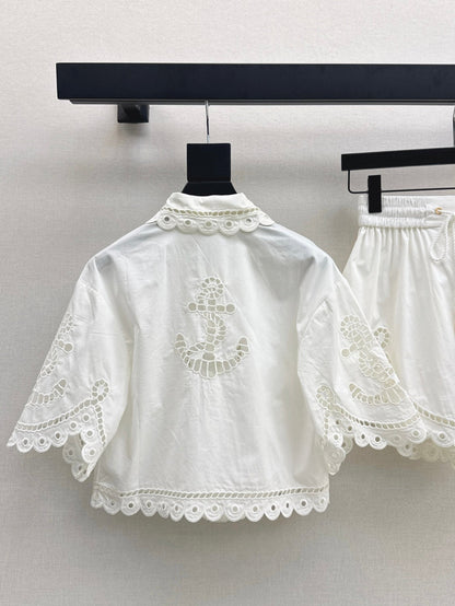 25ss embroidered shirt