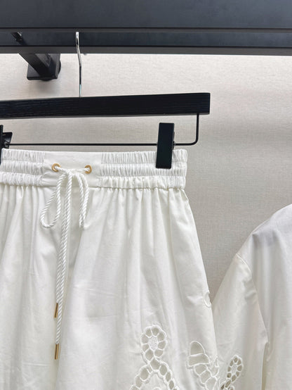 25ss embroidered short