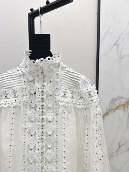 25ss embroidered shirt