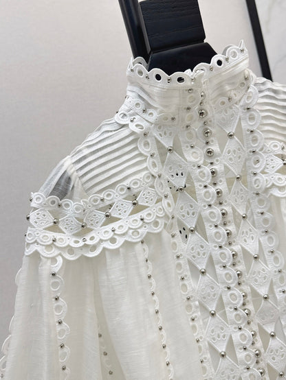 25ss embroidered shirt