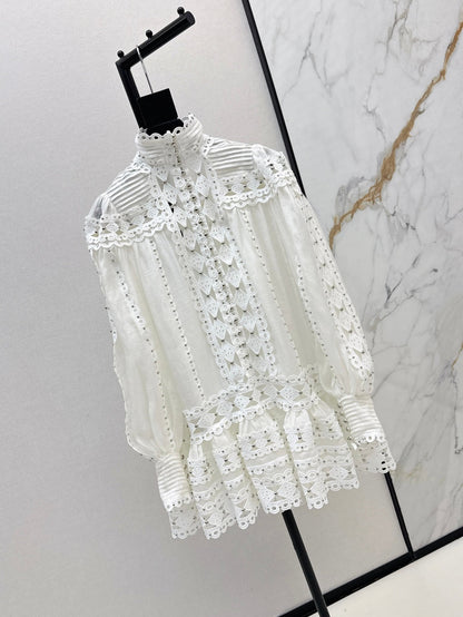 25ss embroidered dress