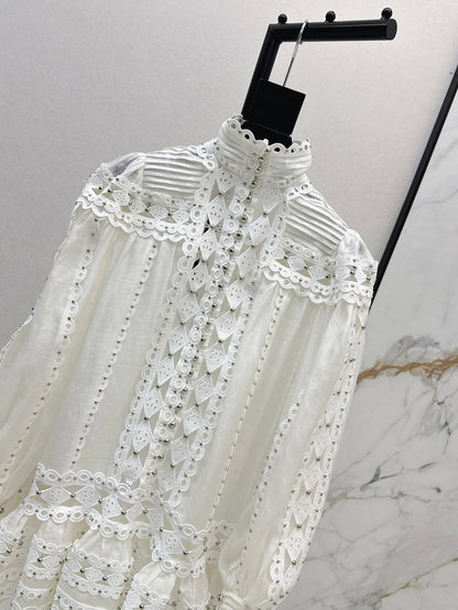 25ss embroidered dress