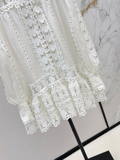 25ss embroidered dress