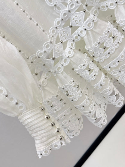 25ss embroidered dress