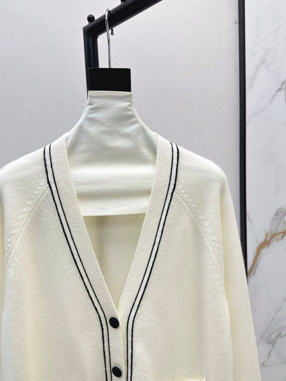 25fw knitted cashmere cardigan
