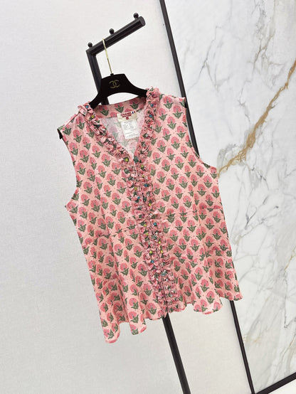 25fw ruffle vest