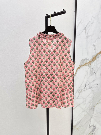 25fw ruffle vest