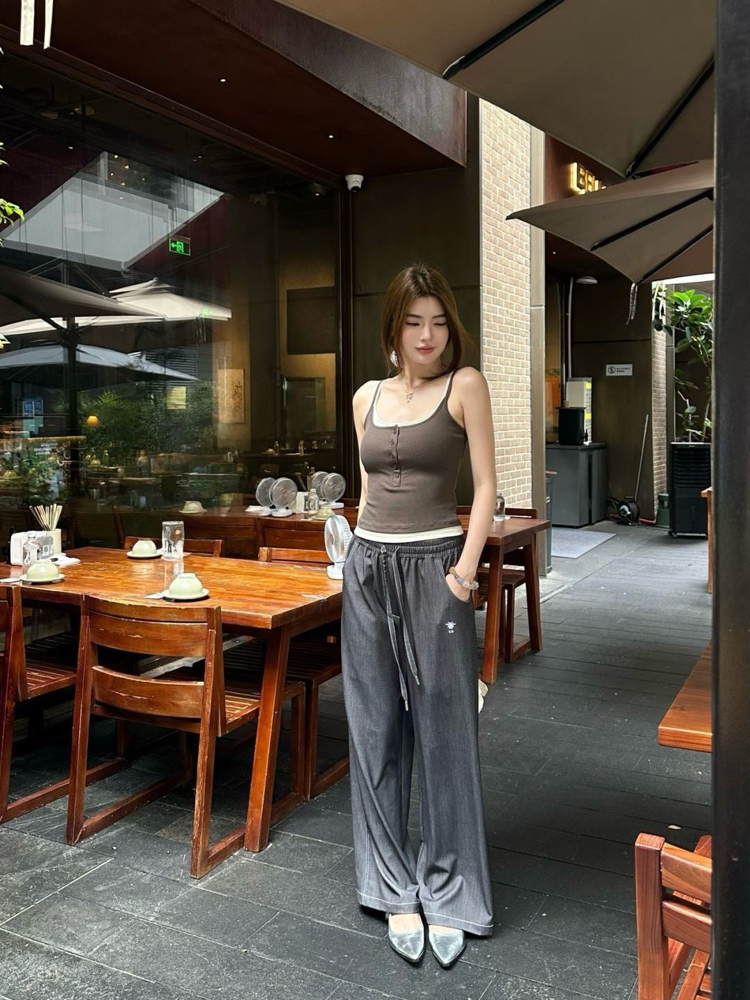 25fw drawstring pants