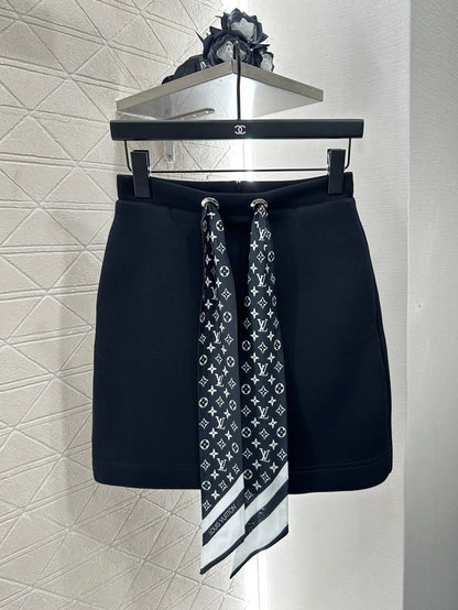 2025 new products Silk sweater skirt set