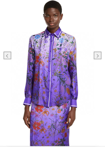 2025 New Work Long-sleeved shirt and skirt set